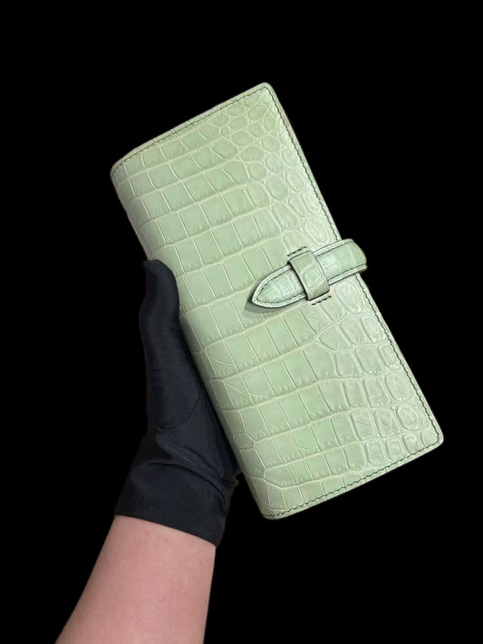 Genuine Crocodile Leather Cigar Bag