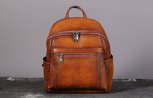 Zaino vintage in pelle da donna Rossie Viren