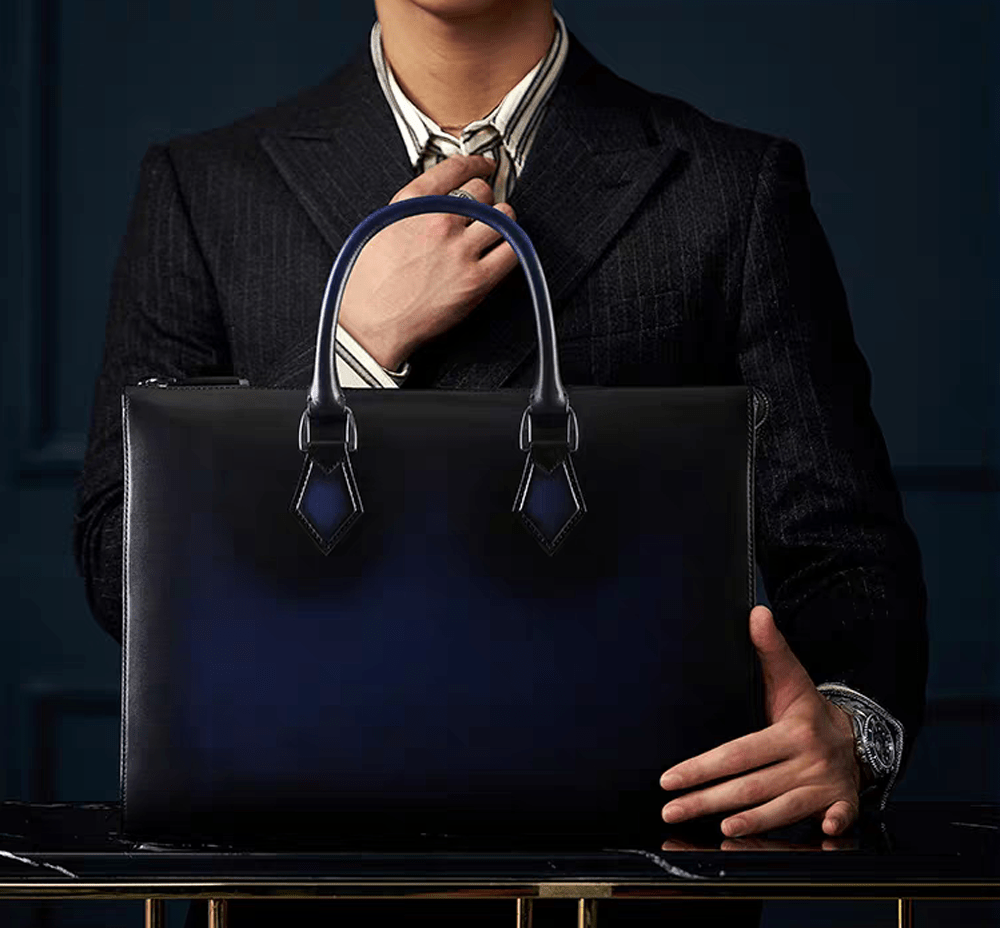 Cặp laptop da vintage nhập khẩu 14 inch