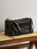 Vintage Leather Travel Duffel Sports Bag