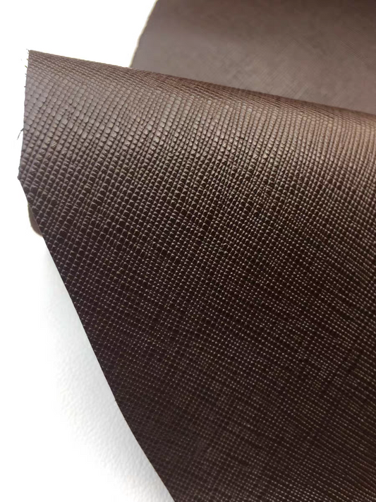 Preorder Prototype Saffiano Leather Clutch Bag Brown