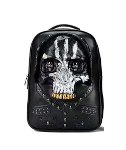 3D Skull Bags Studded Large Backpack Rossie Viren