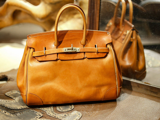 Borsa a tracolla con patta e fibbia in vera pelle vintage conciata al vegetale unisex da donna Rossie Viren
