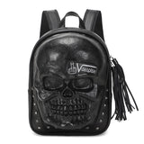 Unisexs 3D Skull Backpack ,Leisure  Backpack ,Halloween Skull Backpack Small