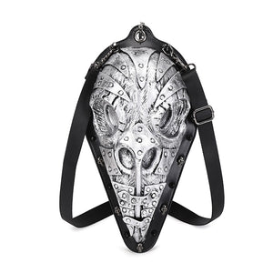 3D Backpack, Fashion 3D Studded Fashion Bird Mouth Shoulder Cross Body Bag, Chain Handle Bag