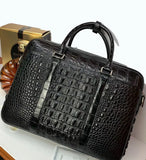 Crocodile Leather Briefcase Extra Large