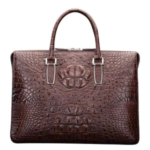 Crocodile Leather Briefcase For Men  |  Rossieviren