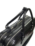 Crocodile Leather Briefcase,Large Crocodile Leather Business Bag