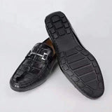 Crocodile Loafer Slip-On Shoes