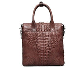 Crocodile Skin Leather Briefcase Handles, Messenger Bag  For  Men