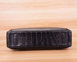 Crocodile & Alligator Men's Briefcase Shoulder Bag ,Black