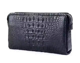 Fashion Genuine Crocodile Leather Mens Clutch  Bag With Password Protection Lock