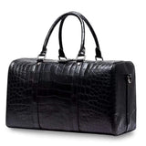 Genuine Crocodile  Belly Leather Duffel  Travel Bag