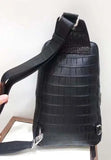 Genuine Crocodile Leather Chest Sling Bag