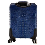 Genuine Crocodile Leather Luggage Roller Trolley Case 4 Spinner Wheels Travel Bags