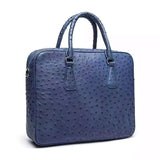 Womens  Genuine Ostrich Leather Briefcase Tote Bag