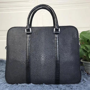 Genuine Stingray Leather Briefcase