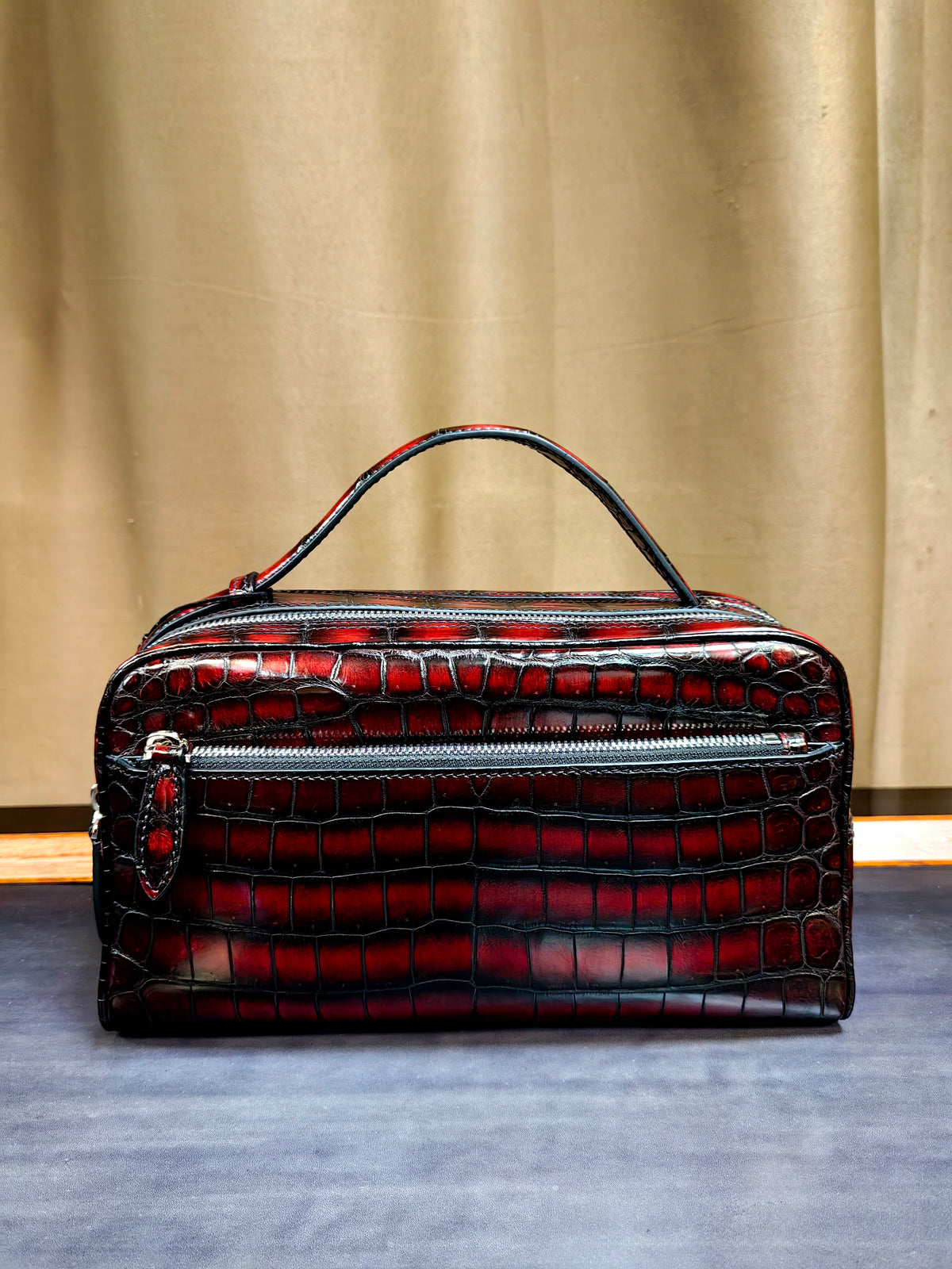 Genuine Crocodile Leather Classic Clutch Bag
