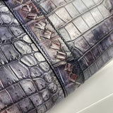 Unisex Vintage Genuine Crocodile Leather Travel Tote Bag Rossie Viren