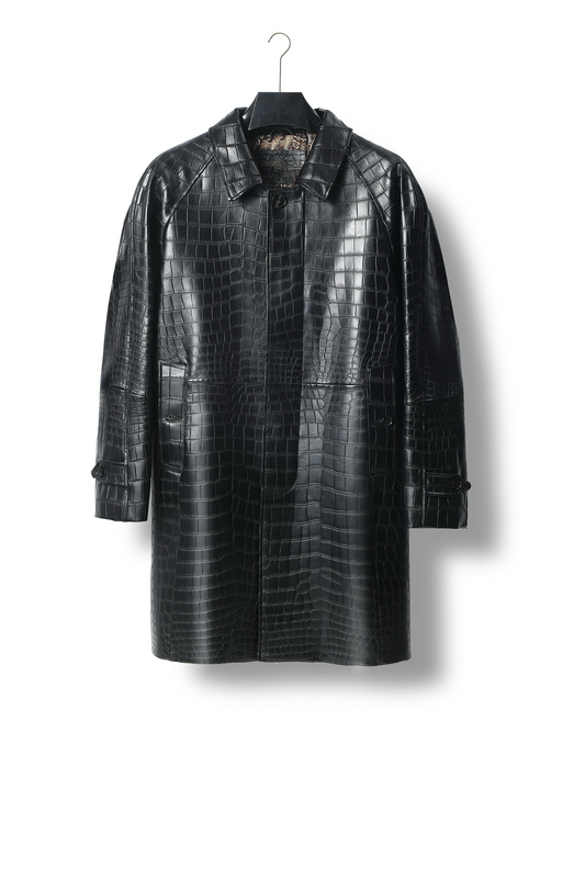 Men's Crocodile Leather windbreaker Nile