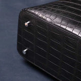 Large Genuine Crocodile Leather Briefcase