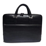 Matt  Crocodile Leather Briefcase,Large Crocodile Leather Business Bag