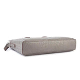 Men's Crocodile  Leather Laptop Bags Briefcase  Grey