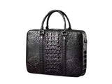 Men's Crocodile Leather Briefcase,Messenger Bags,Laptop Bags