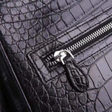 Men's Genuine Crocodile  Leather Messenger Shoulder Bag