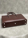 Men's Genuine Crocodile Leather Briefcase