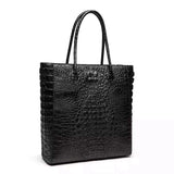 Men's Genuine Crocodile Skin Leather Briefcase ,Hobo Bags