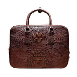 Men's Genuine Crocodile Skin Leather Business Briefcase Bag,Laptop Bags,Business bags