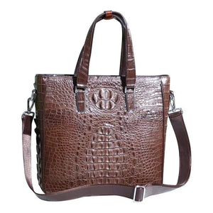Mens Crocodile  Briefcase, Crocodile Leather Business Bag  |  Rossieviren