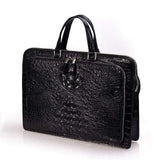 Mens Crocodile Leather Briefcase , Laptop & Business Attache Bags