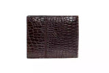 Mens Genuine Crocodile Leather Wallet,Bifold Wallet,ID Wallets,Coin Card Case