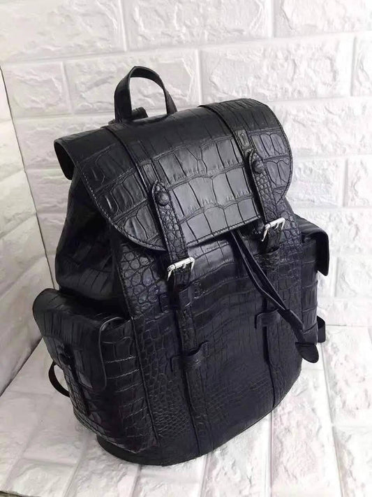 Preorder Genuine Crocodile Belly Backpack