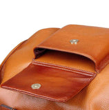 Rossie Viren  Cervo Deerskin Leather Top Handle Cross Body Bag