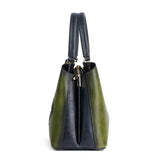 Rossie Viren Leather Mini Boston Bag with Shoulder Strap