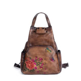 Rossie Viren Vintage Leather Backpack, Leather Rucksack, Womens Backpack, Gift for her