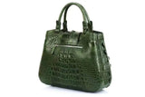 Rossie Viren Women's Crocodile Leather Hobo Shoulder Bags