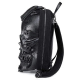 Unisex Kreepsville 3D Skull Backpack Large