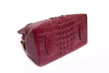 Womens Genuine Crocodile Leather Satchel Tote Bag