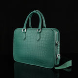 Copy of Genuine Crocodile Leather Briefcase Laptop Business Bag  Small