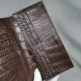 Crocodile Leather Mens Suit Wallet
