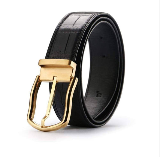 Thắt lưng da bụng cá sấu 4215