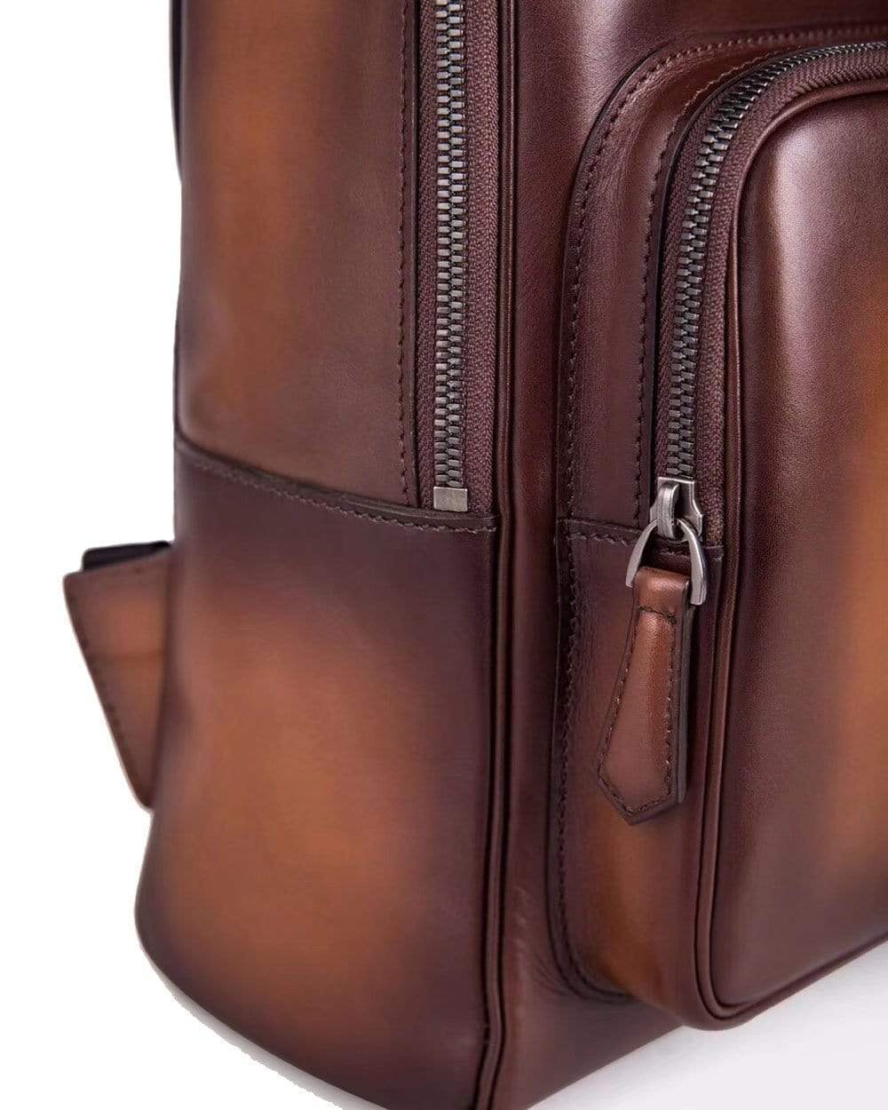 Large Vintage Leather Backpack