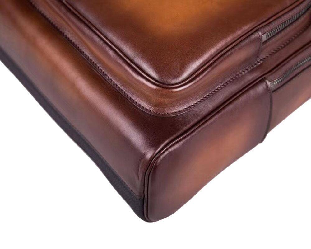 Large Vintage Leather Backpack