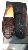 Preorder Genuine Crocodile Leather Mens Casual  Slip On Shoes