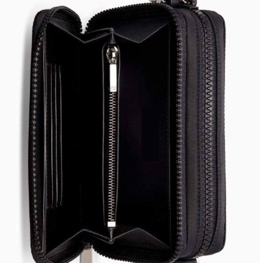 Preorder Genuine Siamese Crocodile Belly Leather Double Zipper Clutch Bag For Men