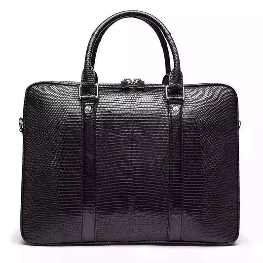 Preorder Mens Genuine Crocodile Skin Leather Briefcase Bag
